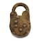 Brass Iron Eclectic Lock And Key, 2&#x22; x 3&#x22;
